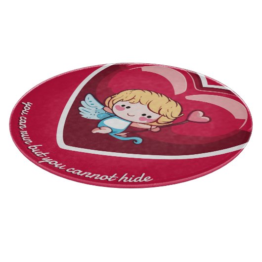 Cute Cupid Snijplank (Hoek)