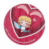 Cute Cupid Snijplank (Voorkant)