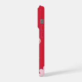 Cute Cupid Valentine Angel Illustration iPhone Hoesje (Linkerkant)