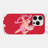 Cute Cupid Valentine Angel Illustration iPhone Hoesje (Achterkant horizontaal)