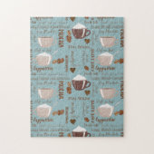 Cute Cups Cream Caffeine Graans Brown Heart Legpuzzel (Verticaal)