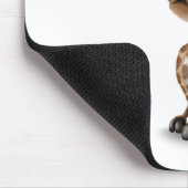 Cute Curious Baby Giraffe Wearing Glasses Muismat (Hoek)