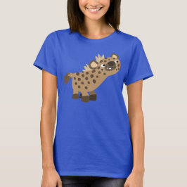 Cute Curious Cartoon Hyena Women T-Shirt