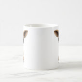 Cute Curious Chihuahua Wearing Eye Glasses Koffiemok (Center)