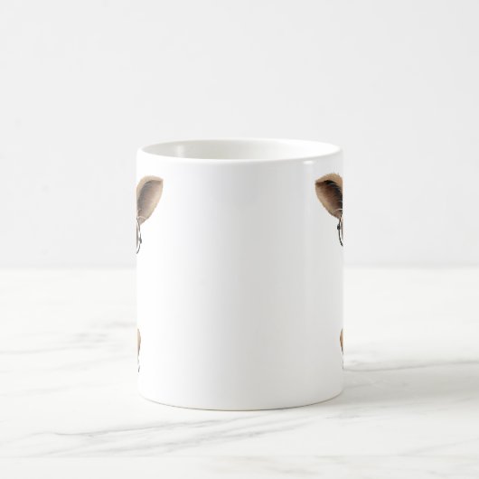 Cute Curious Chihuahua Wearing Eye Glasses Koffiemok (Center)