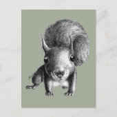Cute Curious Squirrel Briefkaart (Voorkant)
