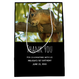 Cute & Curious Squirrel Natuur Foto - Hartelijk da Medium Cadeauzakje