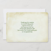 Cute Curious Squirrel Natuur Fotografie Bedankt (Achterkant)