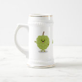 Cute custard apple cherimoya cartoon bierpul (Links)