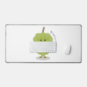 Cute custard apple cherimoya cartoon bureaumat (Keyboard & Muis)