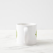 Cute custard apple cherimoya cartoon espresso kop (Achterkant)