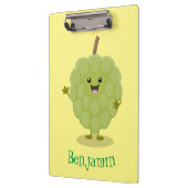 Cute custard apple cherimoya cartoon klembord (Links)