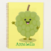 Cute custard apple cherimoya cartoon planner (Voorkant)