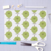 Cute custard apple cherimoya cartoon tissuepapier (Craft)