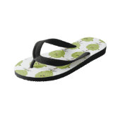 Cute custardappel cherimoya cartoon kinder teenslippers (Schuin)