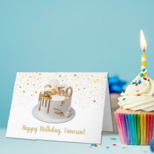 Cute, Custom 50th Birthday Kaart