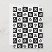 Cute Custom Birthday Party Penguin Invitation Kaart (Achterkant)