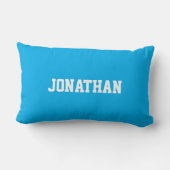 Cute Custom Blue Little Cars Boy's Throw Kussen (Achterkant)