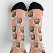 Cute Custom Cat Photo Socks Sokken (Top)
