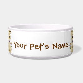 Cute Custom Dog Bowl Voerbakje