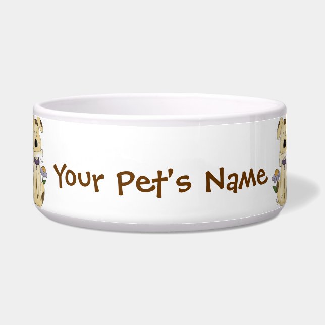 Cute Custom Dog Bowl Voerbakje (Voorkant)