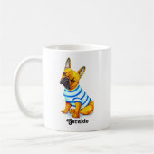 Cute Custom French Bulldog Puppy Coffee Mok (Links)