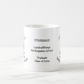 Cute Custom Frog Kindergarten Afstuderen Koffiemok (Center)
