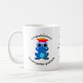 Cute Custom Frog Kindergarten Afstuderen Koffiemok (Links)
