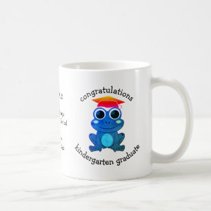 Cute Custom Frog Kindergarten Afstuderen Koffiemok