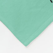 Cute Custom Hamster Graphic Fleece Deken (Hoek)