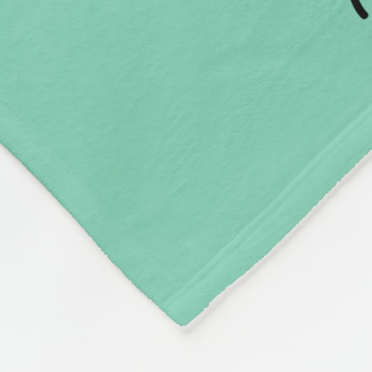 Cute Custom Hamster Graphic Fleece Deken (Hoek)