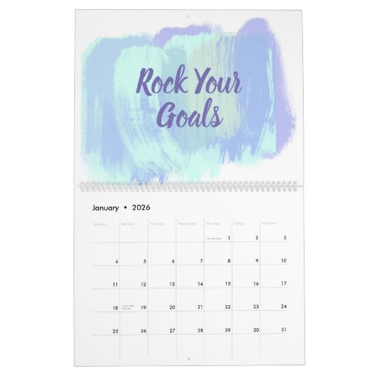 Cute Custom inspirerend Kalender (Jan 2026)