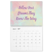 Cute Custom inspirerend Kalender (Mar 2027)