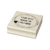 Cute custom jouw tekst logo of afbeelding toevoege rubberstempel (Stempel)