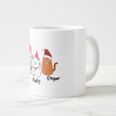 Cute Custom Kitty Cat Kerstmis Mok (Voorkant rechts)