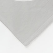 Cute custom name fleece blanket (Hoek)