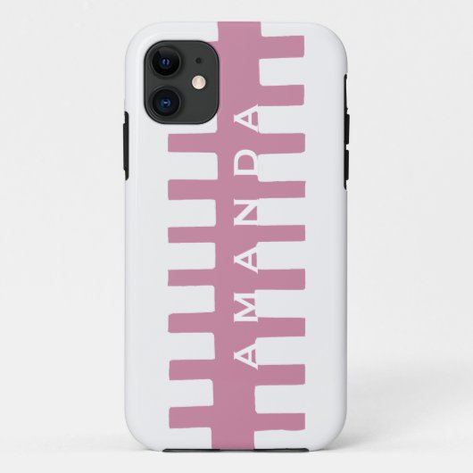 CUTE Custom Name Unique Pattern Case-Mate iPhone Case (Achterkant)