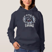 Cute Custom Pet Dog Photo and Name on Dogbone Hoodie (Voorkant)