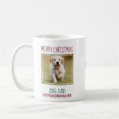 Cute Custom Pet Photo Dog Dad Koffiemok (Links)