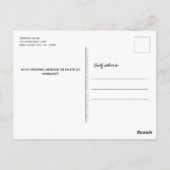 Cute Custom Pet Photo Prettige feestdagen van de D Briefkaart (Achterkant)