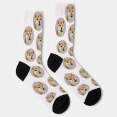 Cute Custom Pet Photo Socks Sokken (Rechts)