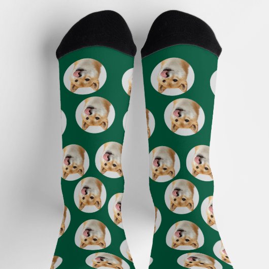 Cute Custom Pet Photo Socks Sokken (Top)