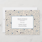 Cute Custom Photo Comfort and Joy Kerstmis Feestdagenkaart (Achterkant)