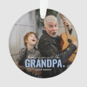 Cute Custom Photo Keepomwille GRANDPA Gift Ornament (voorkant)