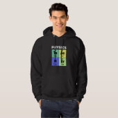 Cute Custom Physics Teacher Periodic Table of Elem Hoodie (Voorkant volledig)