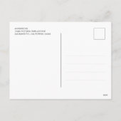 Cute Custom Red Stars Photo Holiday Briefkaarten (Achterkant)
