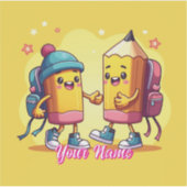 Cute & Custom School Gear Collection Sticker (Voorkant)