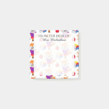 Cute Custom School Teacher Fox