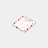 Cute Custom School Teacher Fox Post-it® Notes (Schuin)