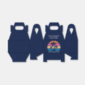 Cute Custom Sorority Spring Break Beach Party Bedankdoosjes (Uitgevouwen)